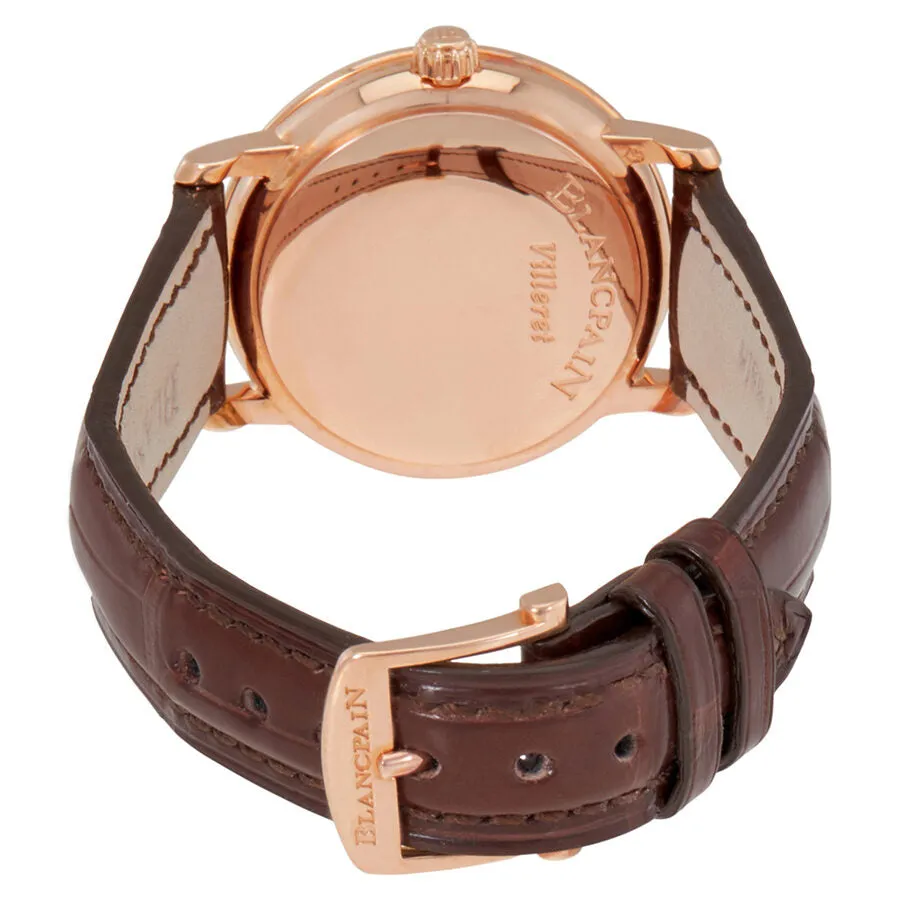Blancpain Villeret Opaline Dial 18K Rose Gold Automatic Ladies Watch 6102-3642-55A