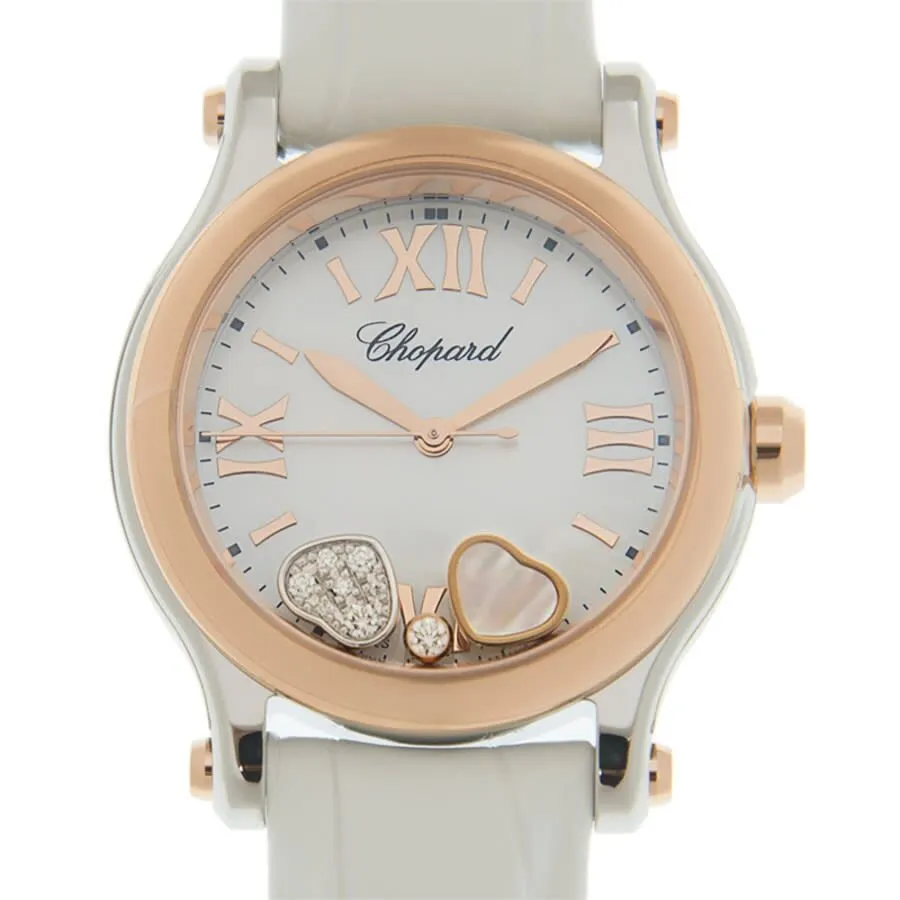 Chopard Happy Heart White Dial Ladies Watch 278590-6005