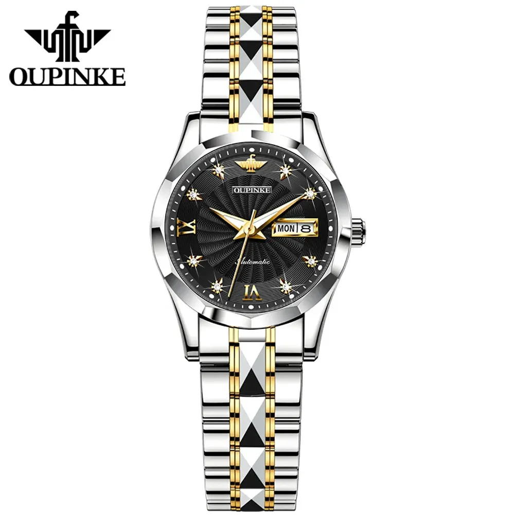 Oupinke 3169 Stainless Steel Women's Watch