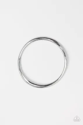 Paparazzi Bracelet ~ Awesomely Asymmetrical - Silver