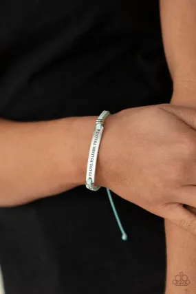 Paparazzi Bracelet ~ To Live, To Learn, To Love - Blue