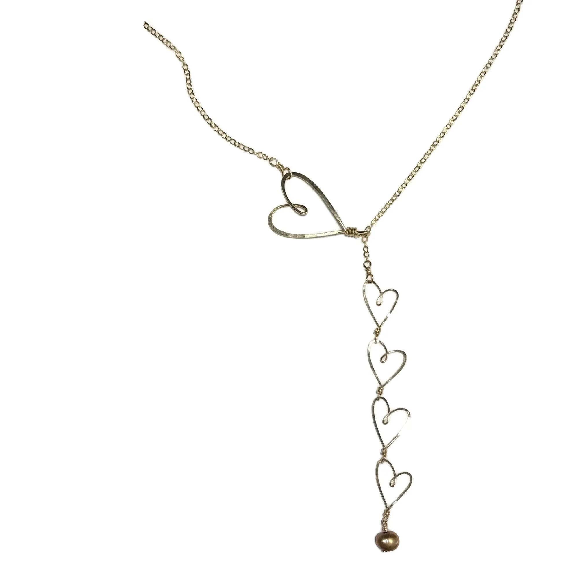 Sliding Hearts Necklace